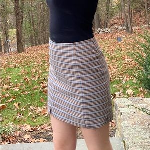 plaid skirt